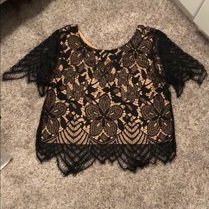 Lacey top